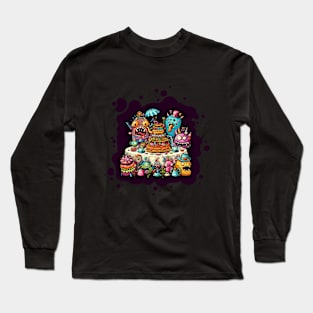 Monster Cake Party Long Sleeve T-Shirt